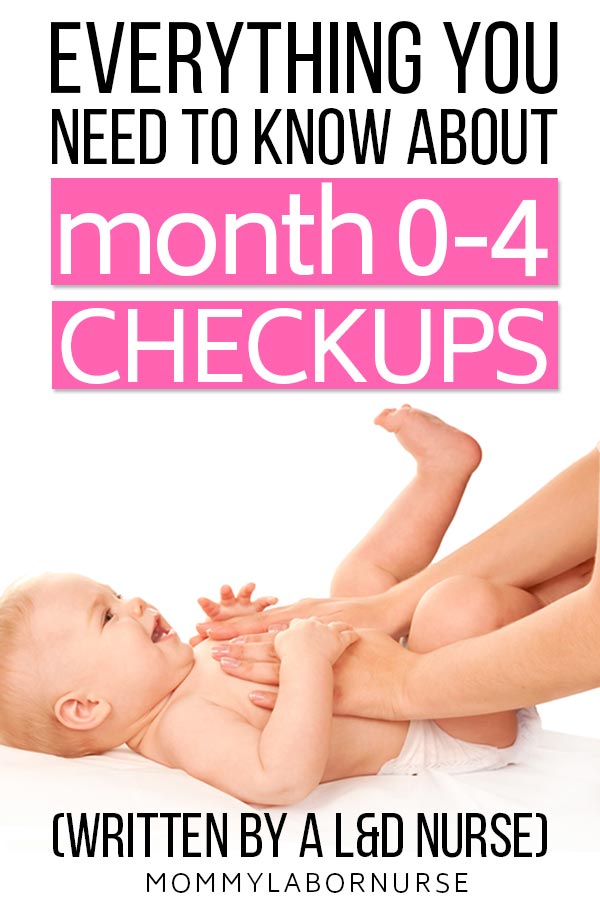 newborn checkup schedule pinterest pin