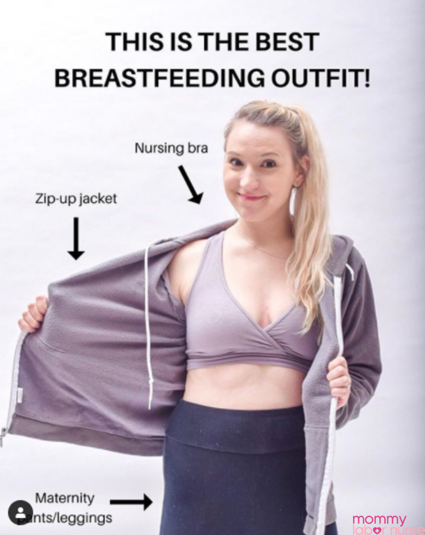 best breastfeeding outfit infographic