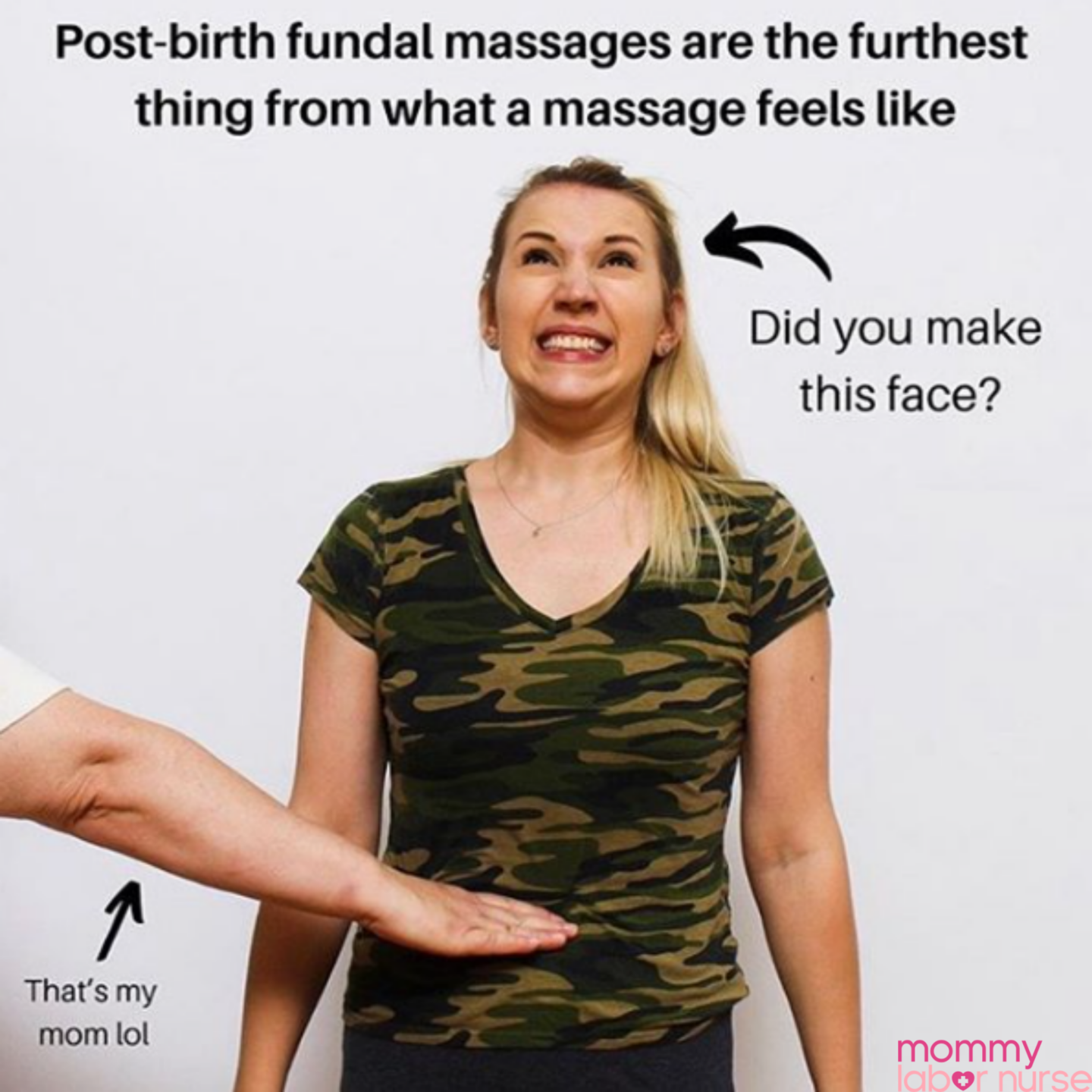 fundal rub after birth infographic