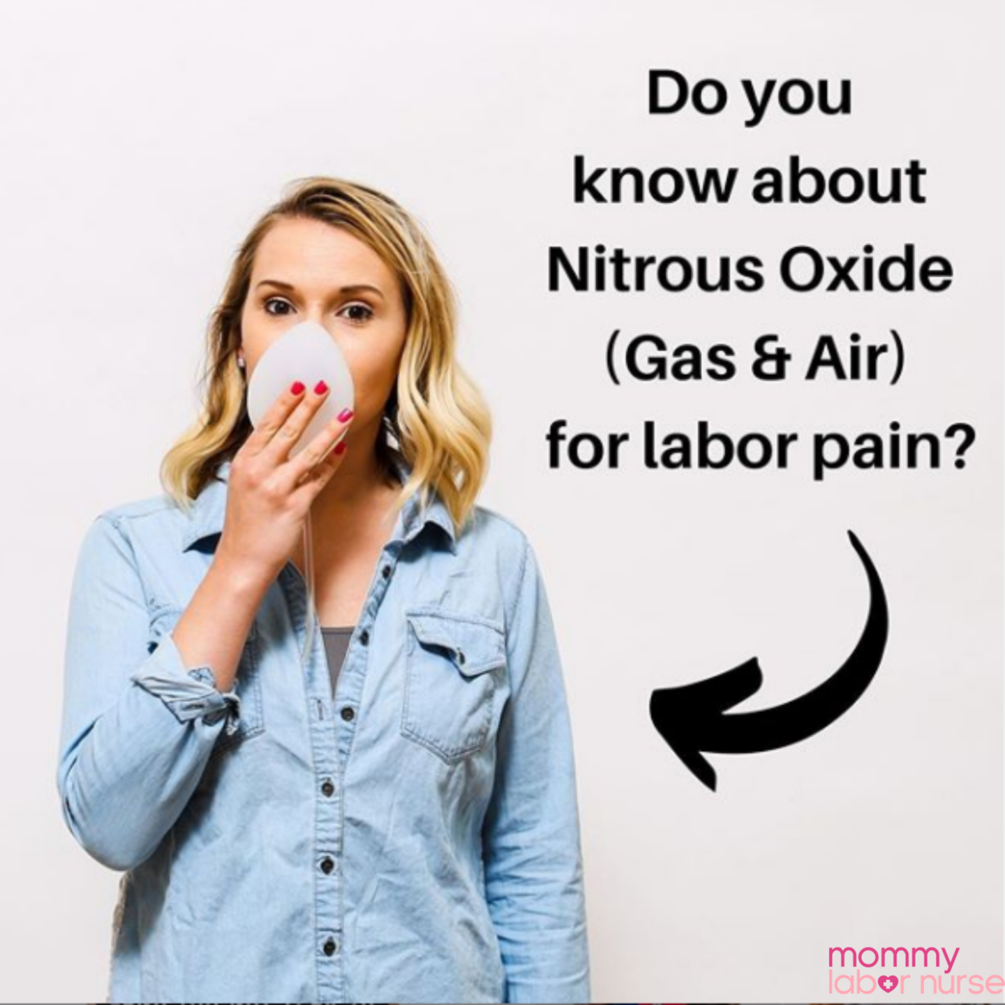 nitrous oxide for labor and delivery infographic