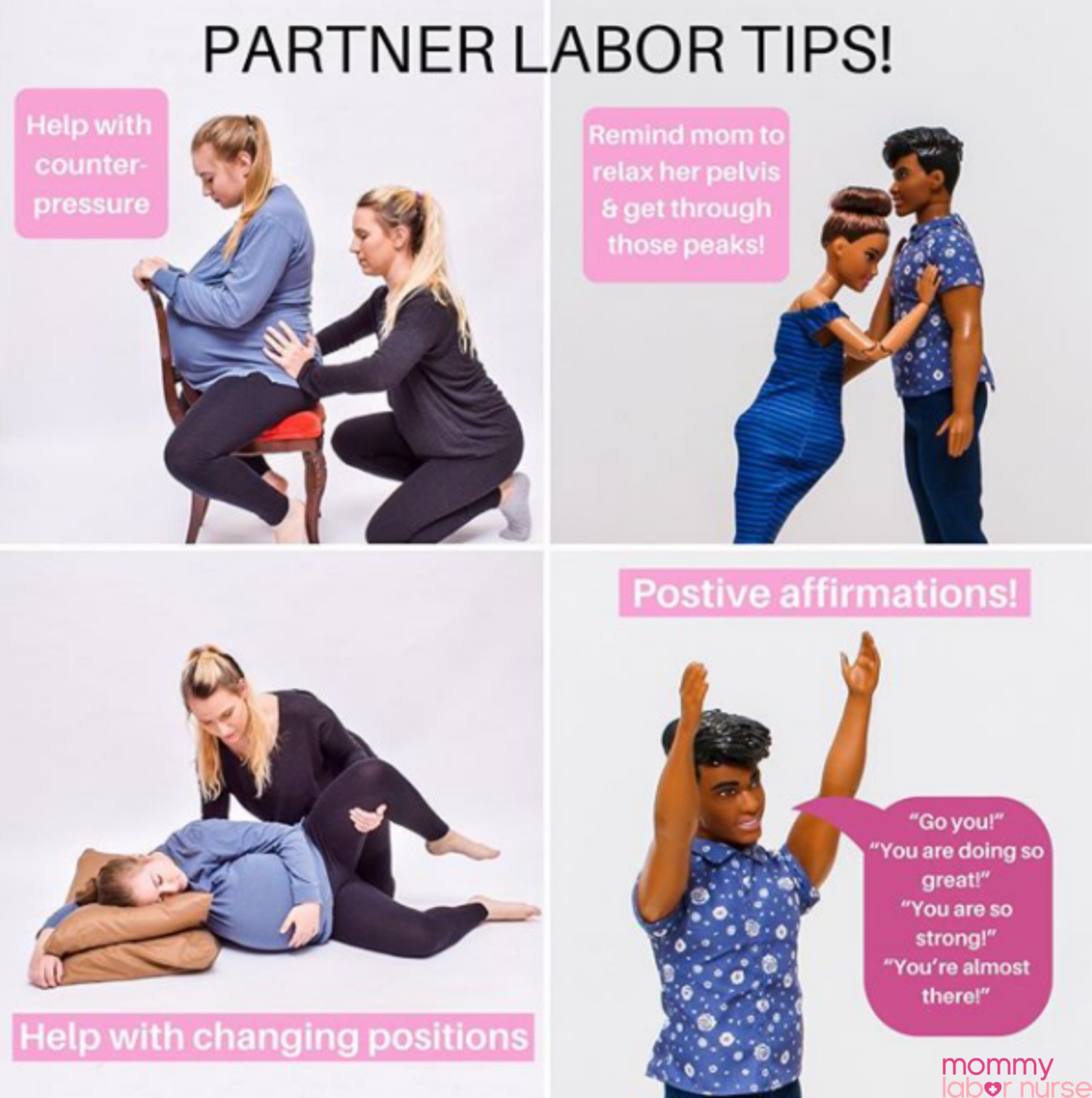 partner labor tips