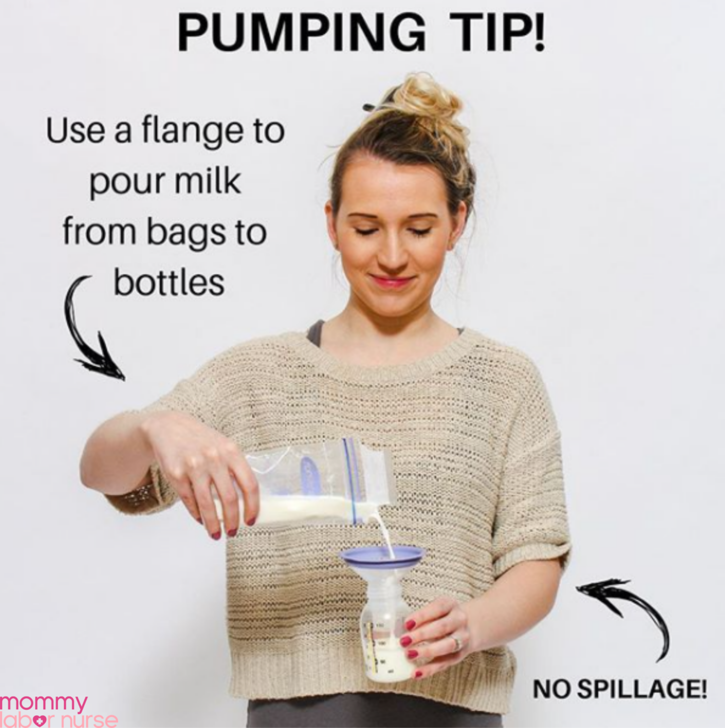breast pumping tip infographic