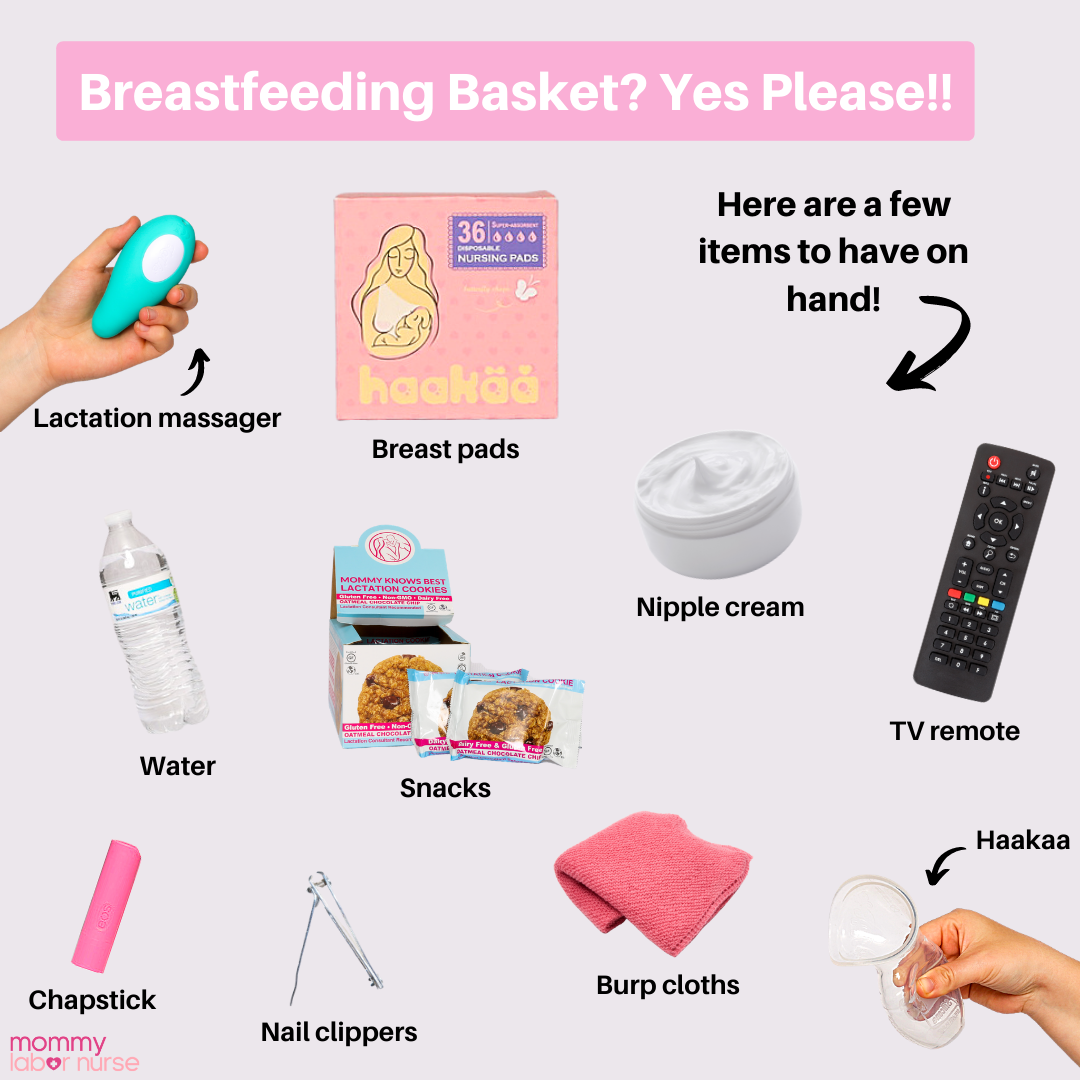 breastfeeding essentials infographic