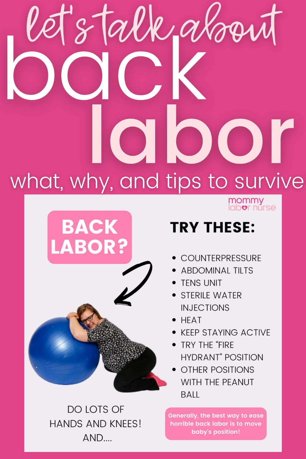 What Is Back Labor Must Know Tips For Every Mama