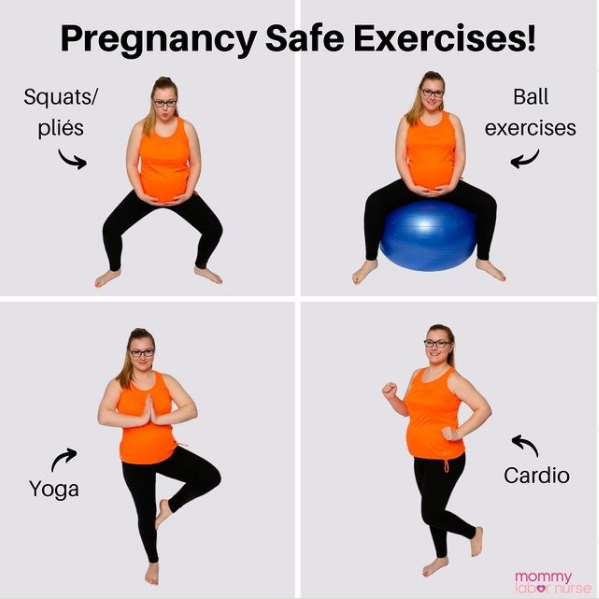 prenatal fitness infographic